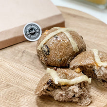 Load image into Gallery viewer, Sourdough Hot Cross Buns Chocolate, Cinnamon & Honey SATURDAY Delivery 3996